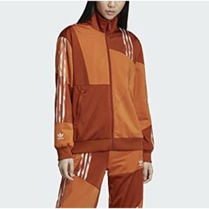adidas x Danielle Cathari NWT Deconstructed Track Jacket Orange Small RARE HTF